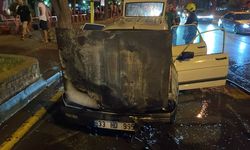 Aydın’da seyir halindeki otomobil alev aldı