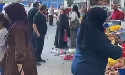 ‘Ürünlere zarar verdin' kavgasında kadın yararlandı pazarcı tutuklandı