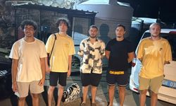 Ormanda kaybolan 5 genç kurtarıldı