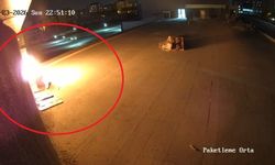 Plazayı atılan nargile közü yakmış