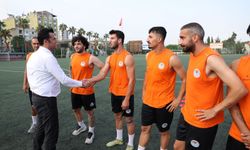Akdeniz Belediyespor’a Beşikçi’den moral ziyareti