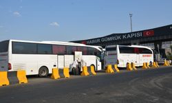 'Filistin Konvoyu', Habur Sınır Kapısı’ndan Irak’a geçti