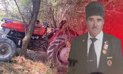 Devrilen traktörün sürücüsü Kıbrıs gazisi hayatını kaybetti