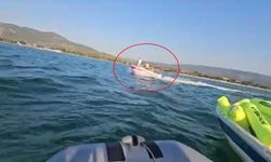 İznik Gölü'nde bottan düşen 3 kişiyi vatandaşlar kurtardı: Olay anı kamerada
