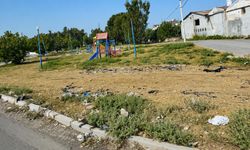 Karacailyas’ta çocuk parkı bakım ve güvenlik bekliyor