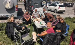 Karavancının sistemi karavan kondu