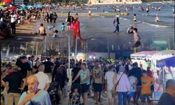 Kızkalesi’nde gece ayrı gündüz ayrı yoğunluk