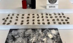 Evinin penceresinde yasaklı madde satıyordu