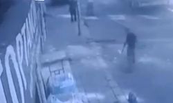 Miras tartışmasında ağabeyini tabanca ile yaraladığı anlar kamerada