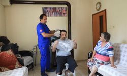 Mersin’de evde sağlık hizmeti vatandaşların yükünü hafifletiyor