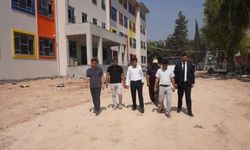 Mezitli Belediye İlkokulu yeni eğitim yılına hazırlanıyor