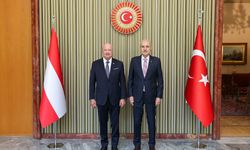 TBMM Başkanı Kurtulmuş, Avusturya Federal Şansölyesi Stocker ile bir araya geldi