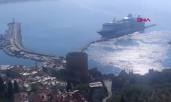 Alanya'ya kruvaziyer hareketliliği: 1807 turist geldi