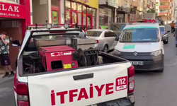 Yılanı itfaiye ekipleri kurtardı