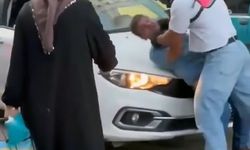Kurye sürücüyü darp etti
