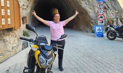 Kaza korkusu durduramadı 1500 kilometrelik rotada motor sürdü