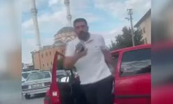 Kornaya sinirlenip aracın önünü kesen saldırgan tutuklandı