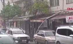 Adana'da sağanak yağış ilçede hayatı olumsuz etkiledi
