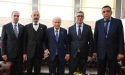 Bahçeli’den Sarallar ve Şahinler aileleriyle buluşma