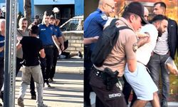 İnşaatta başlayan kavga polis merkezi önünde yeniden çıktı