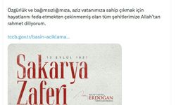 Erdoğan’dan Sakarya Zaferi’nin 105’inci yılı mesajı