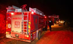 Bozyazı’daki orman yangınına Mersin Büyükşehir’den kesintisiz destek