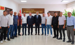 Mut Heyeti, Karaman Valisi Hayrettin Çiçek ile bir araya geldi