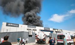 Mersin’de temizlik malzemesi fabrikasında yangın