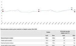 TÜİK: Ekonomik güven yüzde 3,9 azaldı