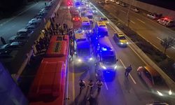 EGO otobüsü üst geçide çarptı 24 kişi yaralandı