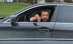Trafikte tartıştığı sürücünün otomobiline çarptı