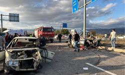 Çorum'da iki otomobil çarpıştı: 7 yaralı