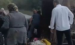 Düzce'de traktör römorku devrildi 11 kişi yaralandı