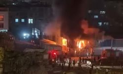 İşçilerin kaldığı konteynerde yangın çıktı