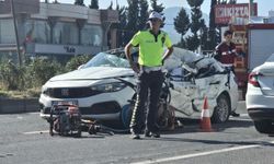 Trafik kazasında 1 ölü, 2 yaralı