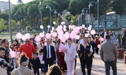 Kanseri yenen Yasemin için balon uçurdular