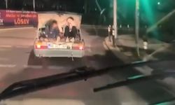 Çocukların bagajdaki tehlikeli yolculuğu kamerada