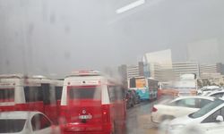 Sağanak, Şehir Hastanesine ulaşımı durma noktasına getirdi
