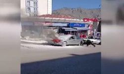 KPSS’ye girdi, otomobili yandı