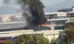 Hatay'da mobilya fabrikasında yangın