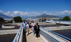 Alman heyetten MESKİ Anamur Atıksu Arıtma Tesisinde inceleme