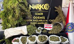 7 kilo 671 gram esrar ele geçirildi