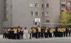 Okulda deprem ve tahliye tatbikatı