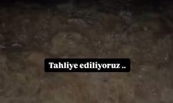Selde mahsur kalan Murat Boz ve Demet Özdemir botla kurtarıldı