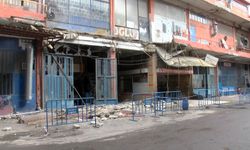 Ümraniye’de sanayi sitesindeki balkon çöktü