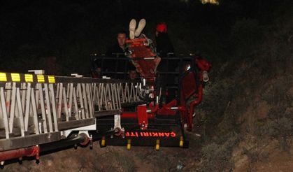 Çankırı'da uçuruma yuvarlanan kişi yaralandı