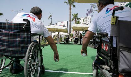 Mersin’de Engelliler Haftası’nda Bocce coşkusu