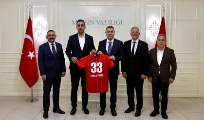 Vali Toros, Yeni Mersin İdmanyurdu Yönetimi ile Görüştü