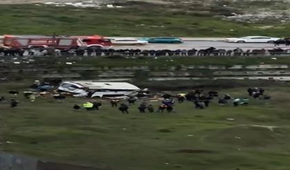 İşçi Servisi Şarampole Yuvarlandı: Ölü ve Yaralılar Var