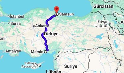 Akdeniz'den Karadeniz'e Uzun Yolculuk: Mersin-Samsun Arası Kaç Kilometre?